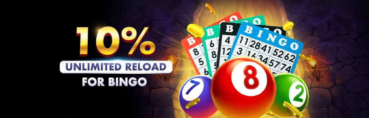 10% Unlimited Reload-BINGO